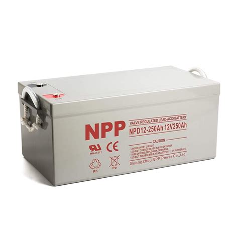 NPP NPG12 250Ah AGM Rechargeable Gel Deep Cycle 12V 250Ah Battery With