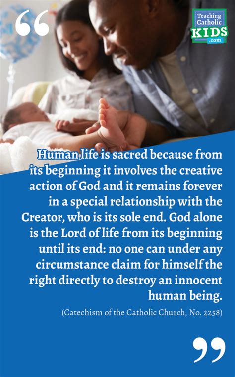 Faith talk for families: Human life is sacred - Teaching Catholic Kids