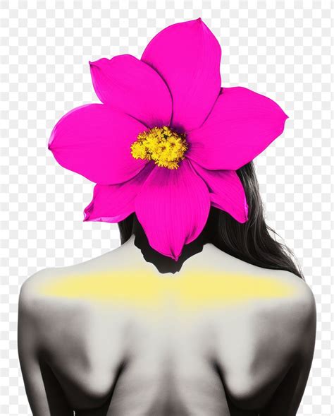 PNG Woman Flower Petal Plant Premium PNG Rawpixel