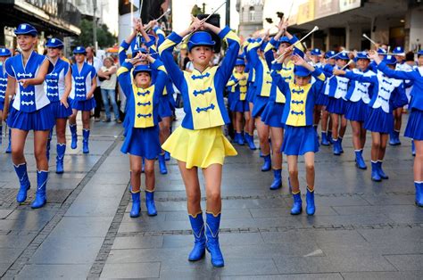 Young Majorettes Majorette Basketball Court Academic Dress Sports