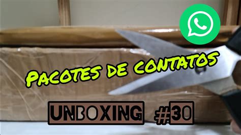 Abrindo Pacotes De Contatos Unboxing Youtube