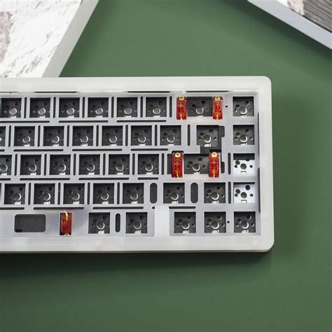 MW Lite Keyboard Kit Gasket Mount RGB Backlit Hot Swappable Single Mode Wired QMK Firmware