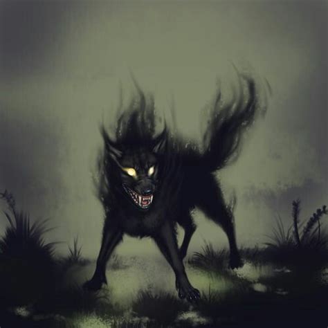 A Cool Hellhound Pic I Found 3 Shadow Wolf Shadow Creatures