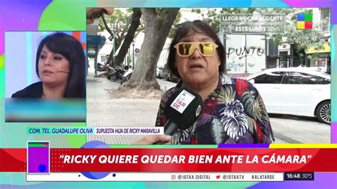 Guadalupe Oliva Supuesta Hija De Ricky Maravilla Me Dijo Que No