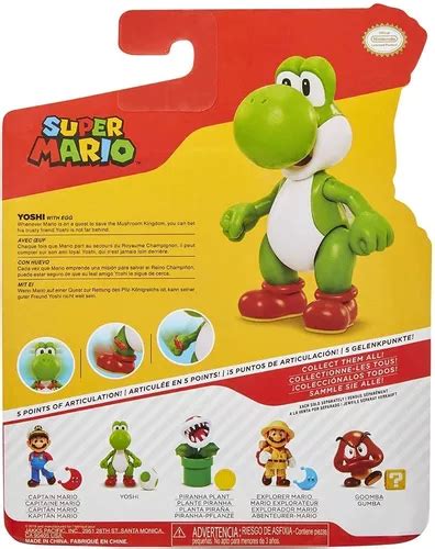 Figura Yoshi Con Huevo Super Mario World Of Nintendo En Venta En