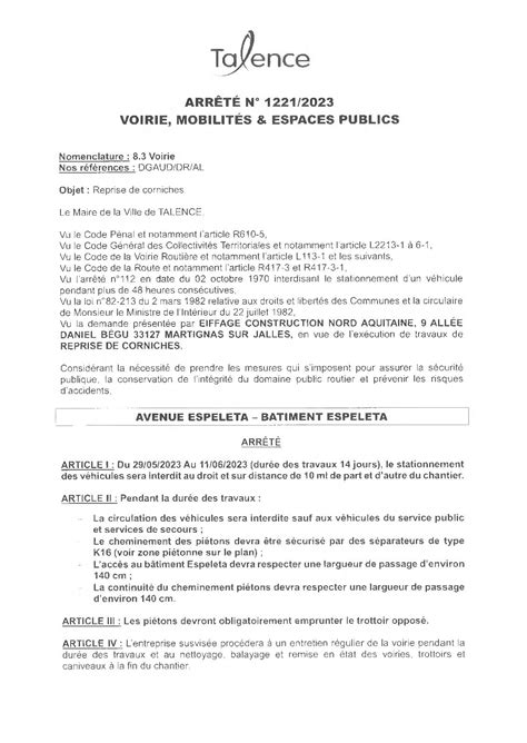 Calam O Arrete Interdiction De Stationnement Et De