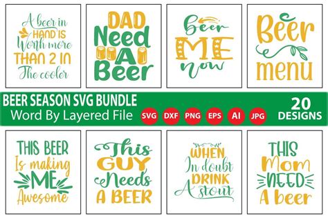 Beer Season Svg Bundle Bundle · Creative Fabrica