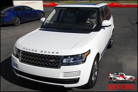 Land Rover Range Rover - Gloss Black Roof Vinyl Car Wrap — WANNABERACER ...