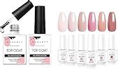 Amazon Makartt Gel Nail Polish Set Pcs Ml Natural Nude Jelly Pink Milky White Soak Off
