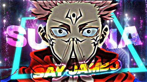 Sukuna Jujutsu Kaisen Say Jambo Edit Amv Free Preset Youtube