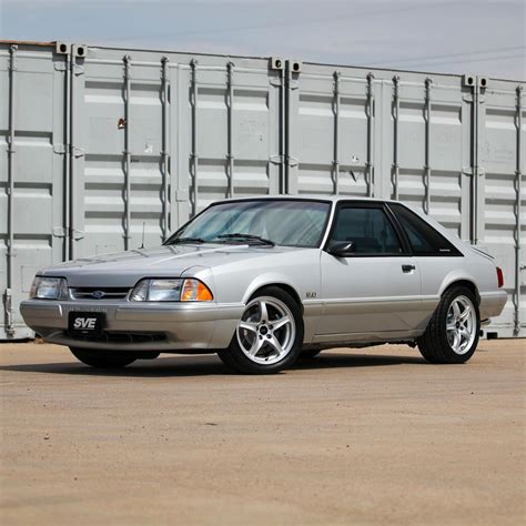 Sve Mustang 98 Cobra Wheel And Nitto Tire Kit 17x89 Silver 94 04