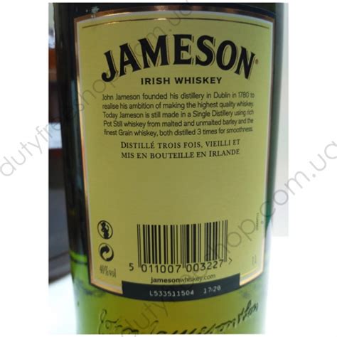 Виски Jameson – лучший дорогой алкоголь. Магазин DUTY FREE.