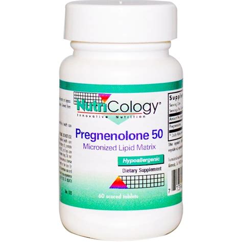 Nutricology, Pregnenolone 50, 60 Scored Tablets - iHerb