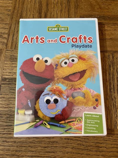 Sesame Street Arts And Graphs Playdate DVD DVDs Blu Ray Discs