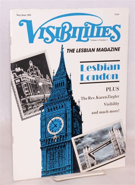 Visibilities The Lesbian Magazine Vol 4 3 May June 1990 Lesbian London Issue Par Chasin