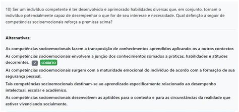 Ser Um Individuo Competente É Ter Desenvolvido - 10) Ser um indivíduo competente é ter desenvolvido e aprimorado ...