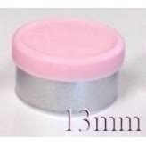 West Mm Matte Pink Flip Off Vial Seals