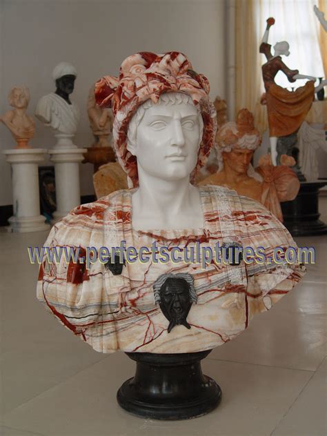 Indoor Carved Stone Soldier Head Sculpture Marble Carving Roman Warrior