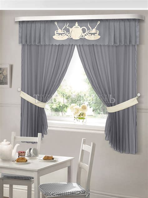 Серые занавески на кухню (76 фото) » НА ДАЧЕ ФОТО