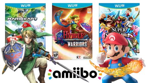 Let S Test Amiibo Mario Kart Hyrule Warriors Super Smash Bros