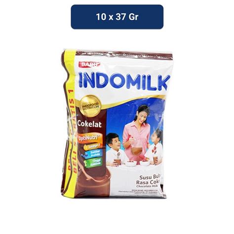 Jual Indomilk Coklat Susu Bubuk Sachet 37 Gr X 10pcs Shopee Indonesia