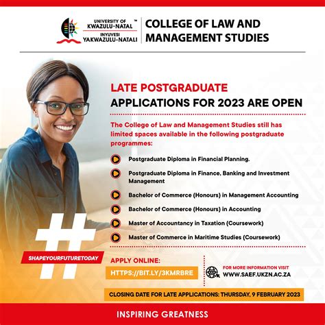 University of KZN on Twitter: "UKZN has limited spaces available in