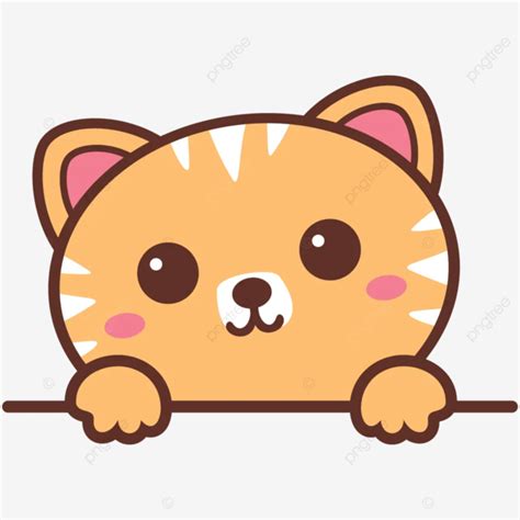 Cute Cat Vector, Cute, Paint, Cartoon Cat PNG and Vector with Transparent Background for Free ...