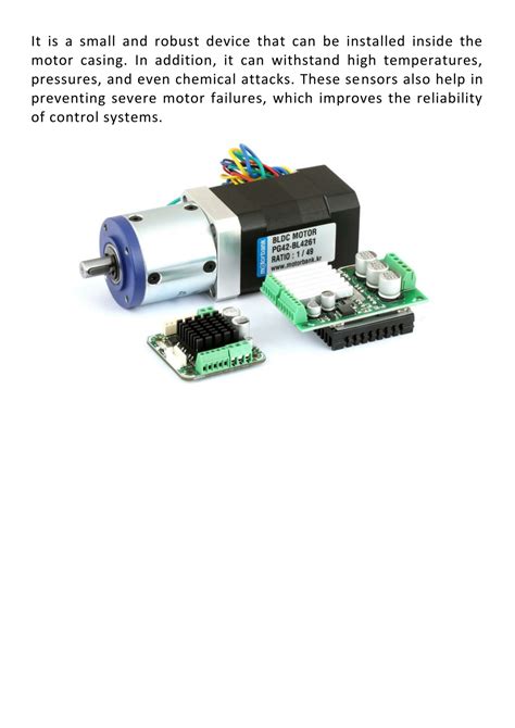 Ppt Brushless Motor Sensor Powerpoint Presentation Free Download