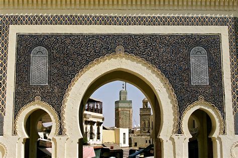 Entrance Gate Into The Medina Fes Morocco Ian Cowe Flickr