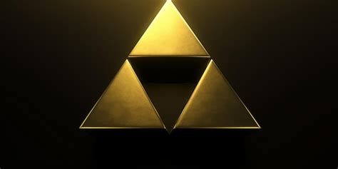 Zelda Triforce Black