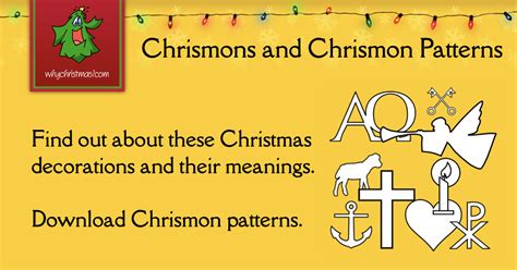 Chrismons and Chrismon Patterns to Download -- Christmas Customs and ...