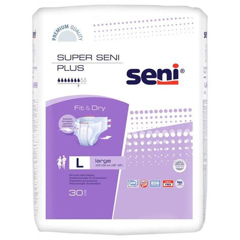 Super Seni Plus Air Pieluchomajtki Dla Doros Ych L Szt Sklep Medseven