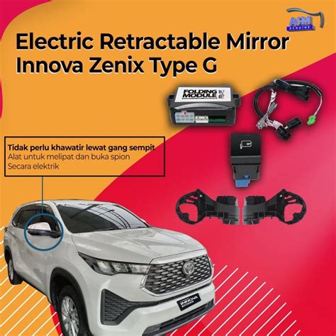 Retract Innova Zenix G Motor Spion Lipat Innova Zenix G Automatic