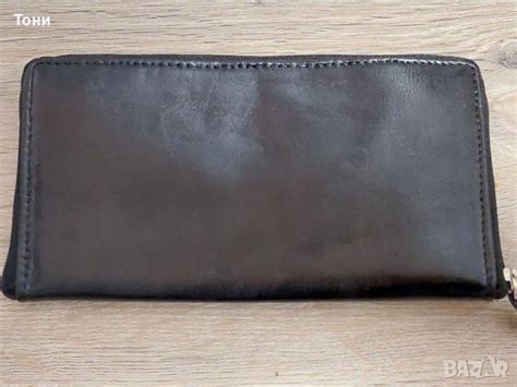 Дамско протмоне естествена кожа GENUINE LEATHER в Портфейли, портмонета ...