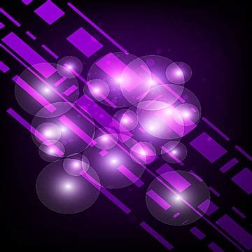 Purple Technology Flat Glare Banner Background Technology Lines