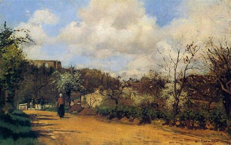 View From Louveciennes Camille Pissarro Wikiart Org