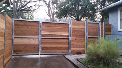 10 Wood And Metal Fence Ideas HomeDecorish