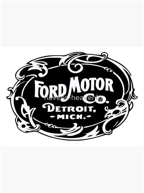 "First Ford Logo 1903 Automobilia" Poster by havens-heavenly | Redbubble