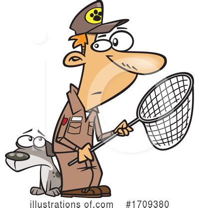 Dog Catcher Clipart #1094144 - Illustration by Hit Toon