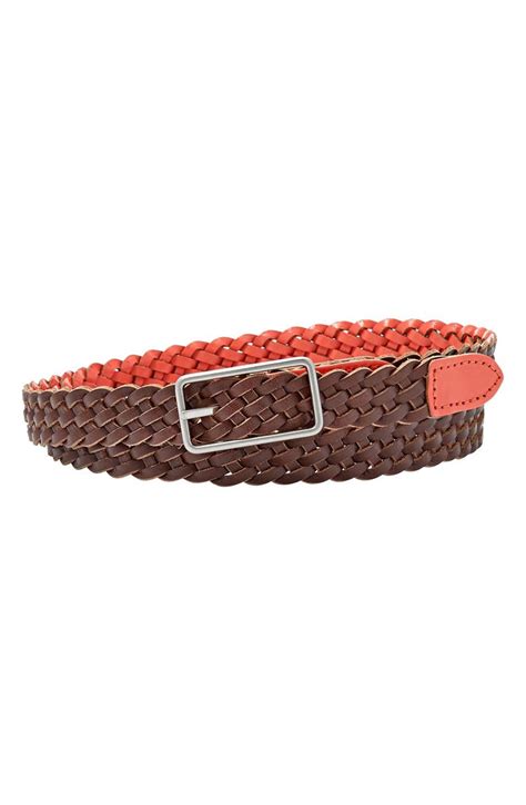 Fossil Reversible Woven Leather Belt | Nordstrom