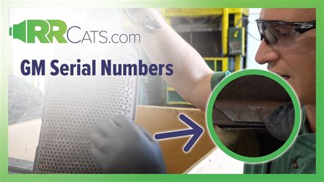 RRCats GM Catalytic Converter Serial Numbers YouTube