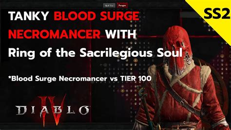 Diablo Season Blood Surge Necromancer Vs Tier Ft The Butcher