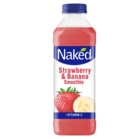 Naked Strawberry Banana Smoothie Ml Smoothies Iceland Foods
