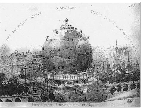 Un globe terrestre pour l'Exposition universelle de 1900. L'utopie
