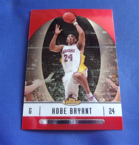 Kobe Bryant Topps Card Lakers Hof Etsy