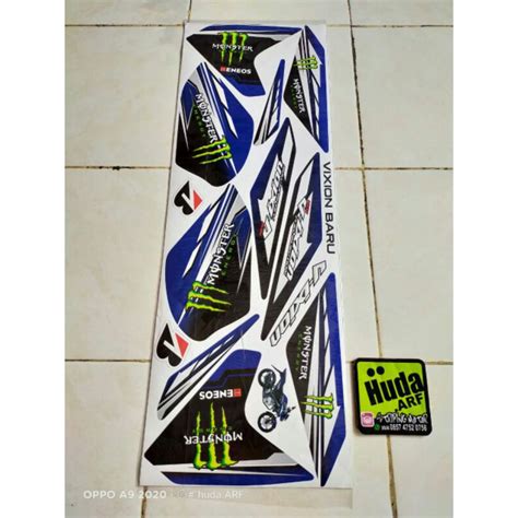 Jual Striping Lis Stiker Variasi Yamaha Vixion Terbaru Nvl Monster