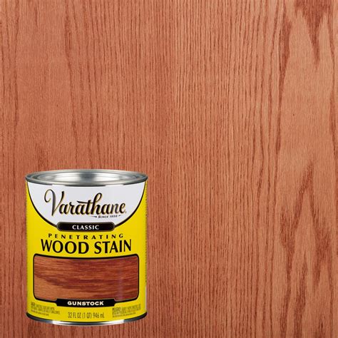 Varathane 1 Qt Gunstock Classic Wood Interior Stain 339711 The Home