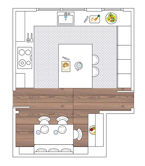 Planos De Cocinas Con Medidas