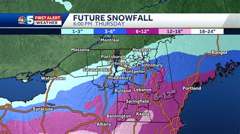 Snow On The Way Thursday Minor Accumulations In The Champlain Valley