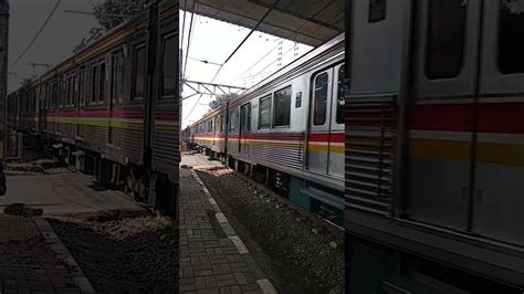 Jagoan Perlintasan KRL Commuter Line Bogor Jakarta Kota YouTube